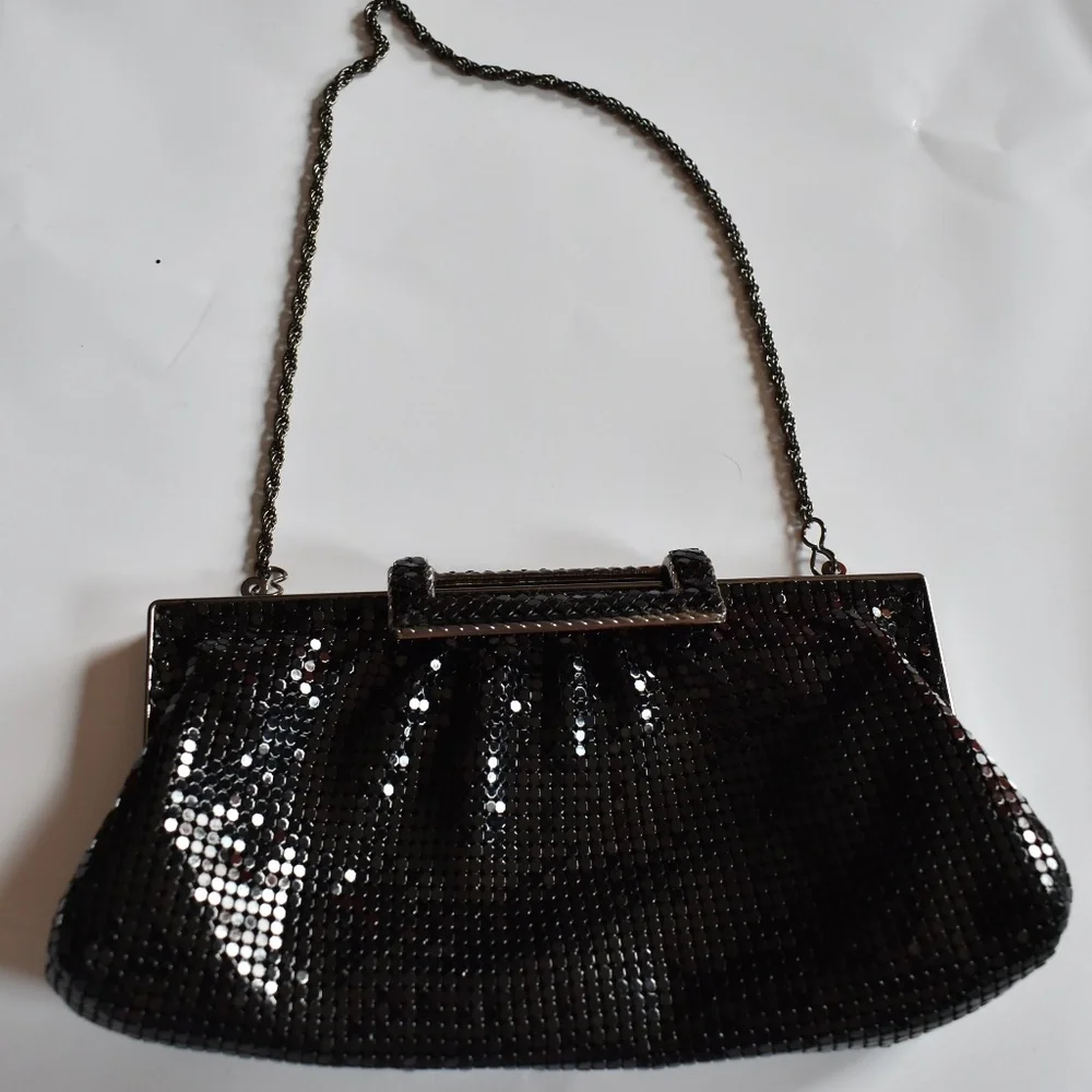 NWOT! Black Sequin Clutch Purse